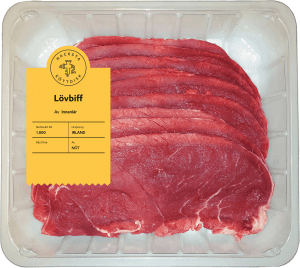 Lövbiff av innanlår
