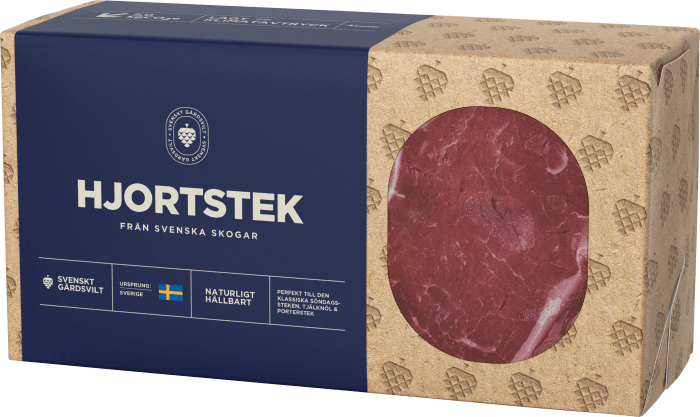 Hjortstek Nätad Fryst