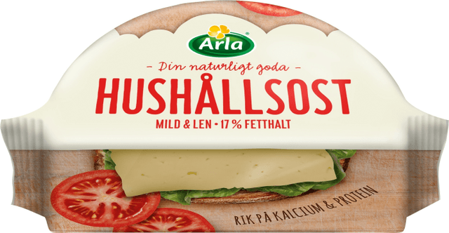 Hushållsost mild 17% ca