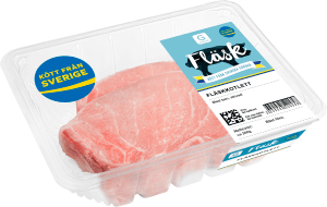 Fläskkotlett med Ben Skivad Sverige