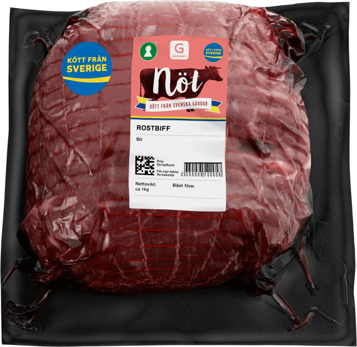 Rostbiff Nöt i Bit Sverige