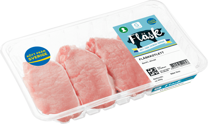 Fläskkotlett Benfri Skivad Sverige