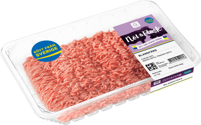 Blandfärs 20% Sverige