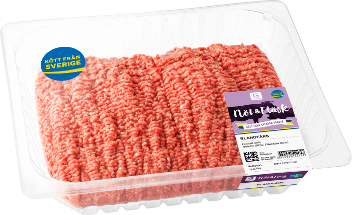 Blandfärs Nöt & Fläsk 20%