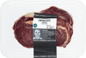 Entrecôte skivad