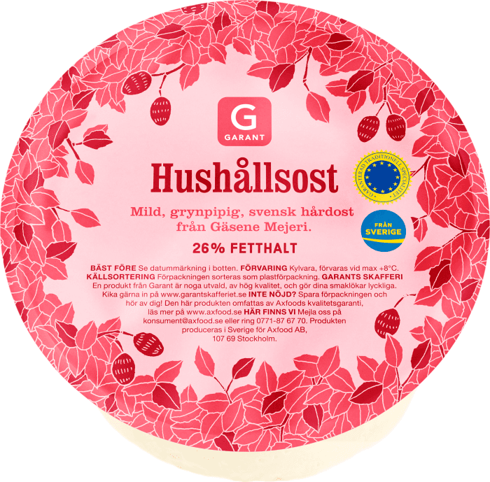 Hushållsost 26%