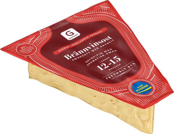 Brännvinsost Lagrad 12-15 Mån 31%