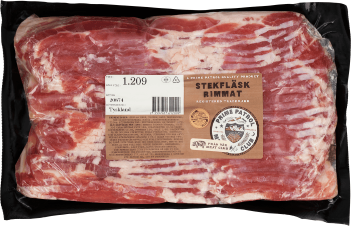 Stekfläsk Rimmat Skivat