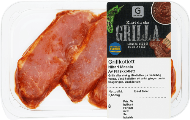 Grillkotlett med Nihari Masala