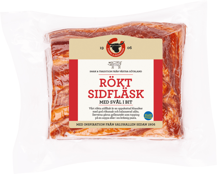 Rökt Sidfläsk med Svål Bit