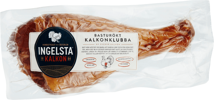 Kalkonklubba basturökt Kalkon