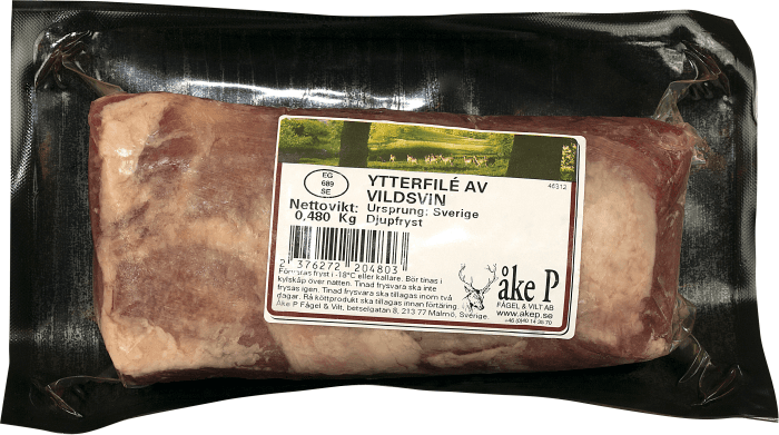 Vildsvins Ytterfilé Fryst Sverige