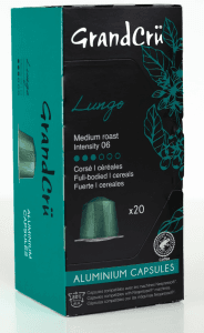 Lungo Medium Roast Aluminium Capsules