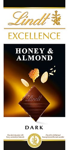Excellence Mörk Chokladkaka Honung & Mandel