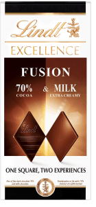 Excellence Chokladkaka Fusion Milk & 70%