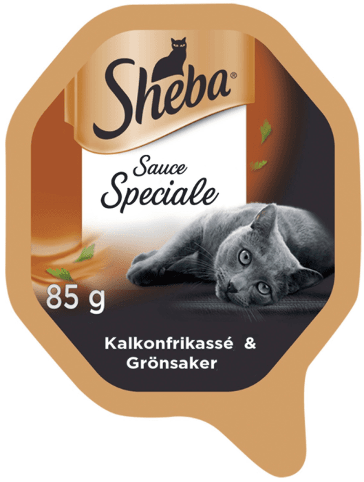 Kattmat Kalkon & Grönsaker i Sås