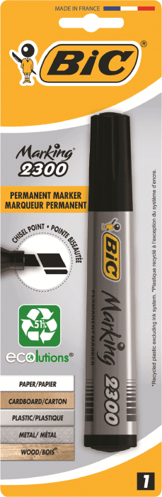 Permanent Markeringspenna Svart