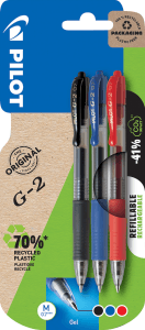 Penna Bläck G-2 3-pack