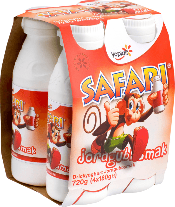 Drickyoghurt Safari Jordgubb