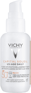 Capital Soleil Uv Age Daily Tinted SPF 50+, Solskydd lätt färgat