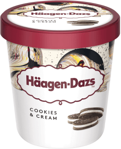 Glass Cookies & Cream