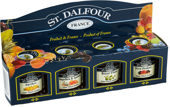 Marmelad Presentask Blandade smaker 4-p
