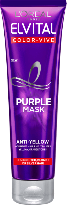 Purple Silver Mask