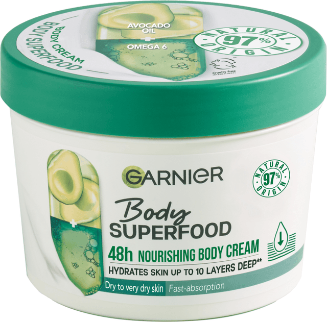 Bodybutter Superfood 80H Nourshing Cream Dry Skin