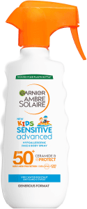 Solskydd Kids Sensitive Advanced Hypoallergenic Face&Body Spray SPF 50+