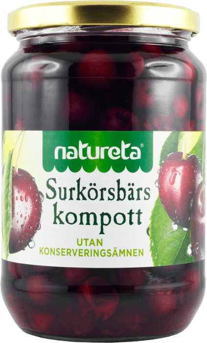 Körsbärskompott