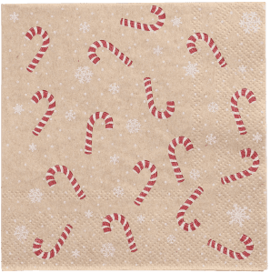 Servetter Candy canes