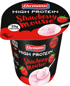Jordgubbsmousse Protein 2,6%