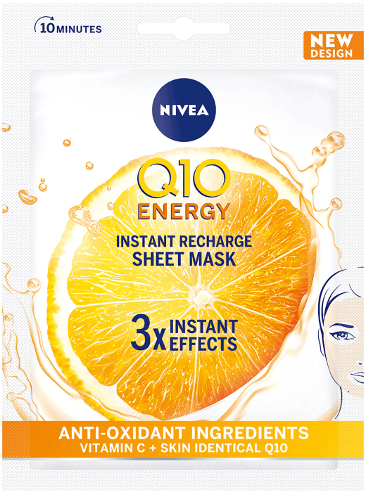 Ansiktsmask Q10 Energy Sheet Mask