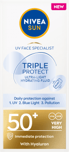 Solkräm UV Face triple protection SPF50+