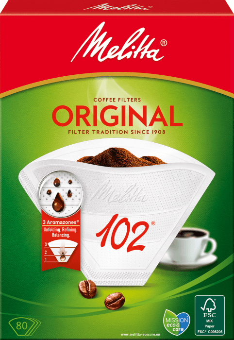 Kaffefilter 102 Vit
