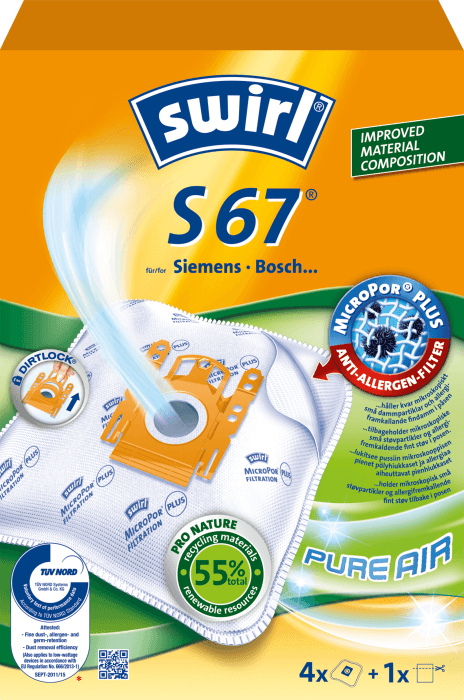 Dammsugarpåse S67Mp+G