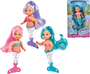 Docka Evi Glittrig Sjöjungfru