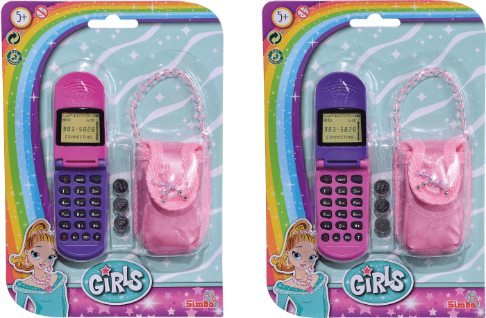 Mobil med mobilväska