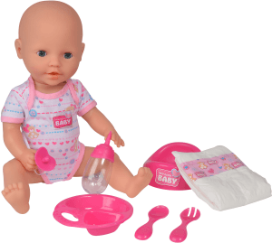 Docka Nyfödd Baby med Tillbehör