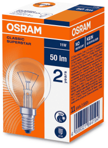 Klotlampa W E14
