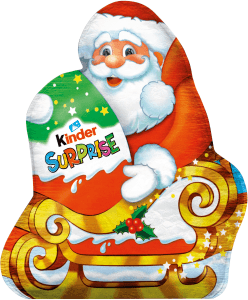 Kinder Jultomte med ägg