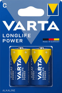 Alkaliskt Batteri C/LR14 2-p Longlife Power