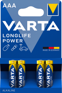 Alkaliskt Batteri AAA/LR03 Longlife Power