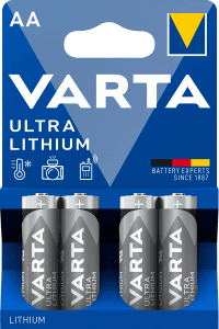 Batteri Ultra Lithium AA 4-pack