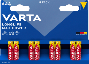Batteri Longlife Max Power AAA 8-pack