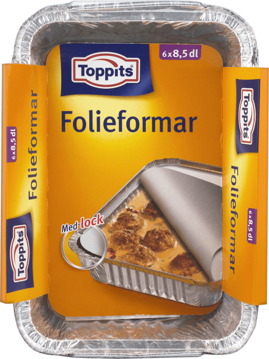 Folieformar med lock 6-p