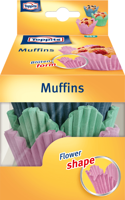 Muffinsform Blomformad