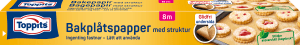Bakplåtspapper med struktur