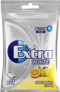 Tuggummi White Sweet fruit