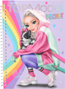 Fickmålarbok Jill & Cookie